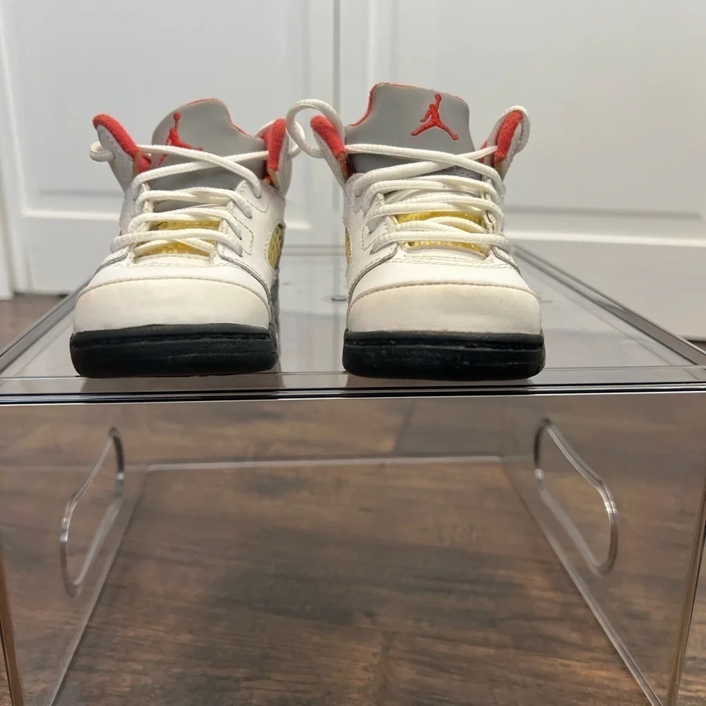 Nike Air Jordan’s 5 TD Fire Red 2012 Sneakers Size Toddler 5.5C